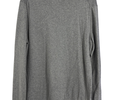 Tommy Hilfiger Grey V-Neck Pima Cotton Cashmere Sweater
