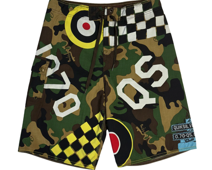 Quiksilver Camo Graphic Print Board Shorts