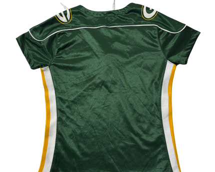 NFL Green Green Bay Packers Lace-Up V-Neck Jersey