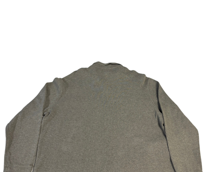 Polo Ralph Lauren Brown Textured Quarter-Zip Sweater