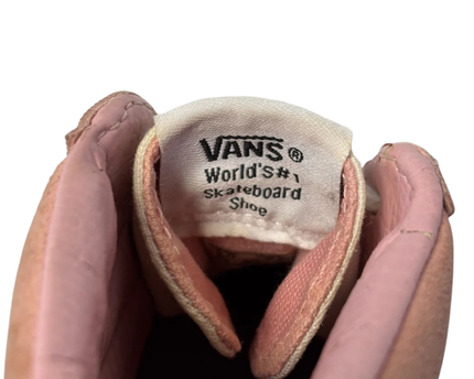 Vans Pink Suede Sk8-Hi High Top Sneakers