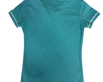Tommy Hilfiger Turquoise Short Sleeve Polo Shirt