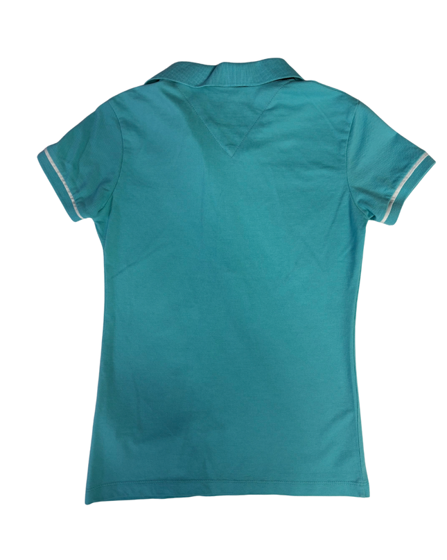 Tommy Hilfiger Turquoise Short Sleeve Polo Shirt