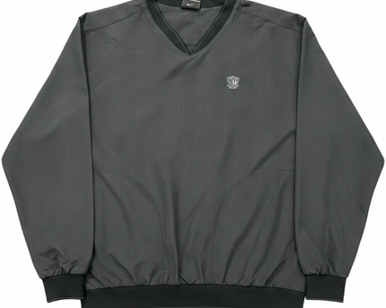 Nike Golf Black V-Neck Windbreaker Pullover Jacket
