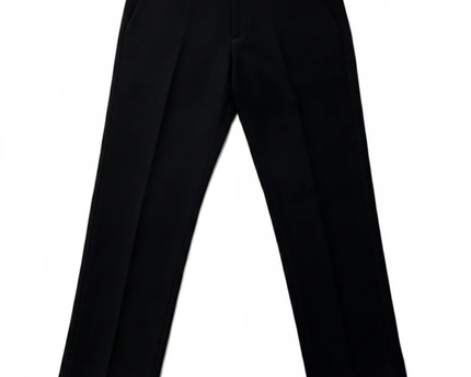 Zara Black Tailored Straight-Leg Trousers
