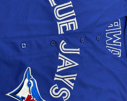 Majestic Blue Toronto Blue Jays Brett Lawrie #13 Baseball Jersey Size 52