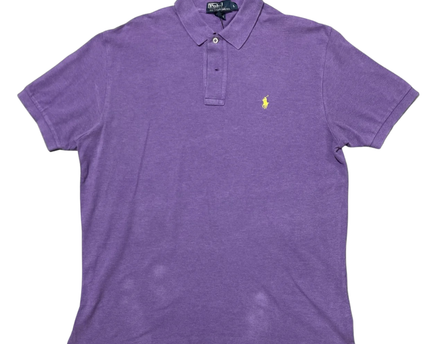 Polo Ralph Lauren Purple Short Sleeve Pique Polo Shirt