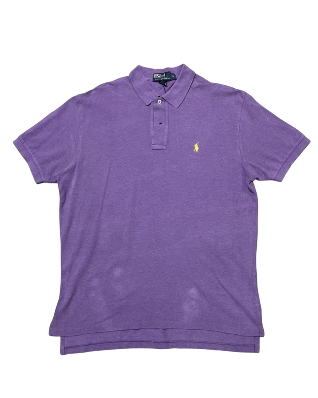 Polo Ralph Lauren Purple Short Sleeve Pique Polo Shirt