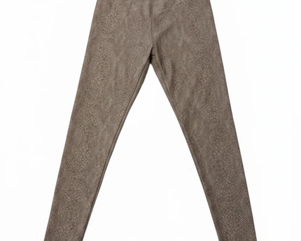OYSHO Snake Print Crossover Waist Leggings