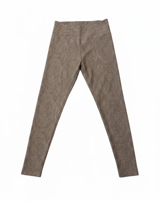 OYSHO Snake Print Crossover Waist Leggings