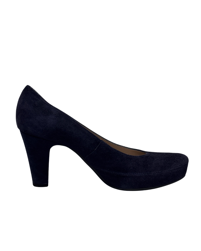 Unisa Navy Suede Platform Heels W/Box