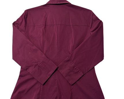 New York & Company Burgundy 7th Avenue Button-Down Shirt