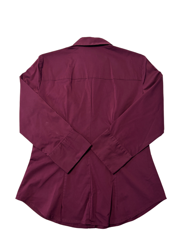 New York & Company Burgundy 7th Avenue Button-Down Shirt