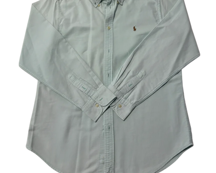 Ralph Lauren Mint Green Long Sleeve Button-Down Shirt