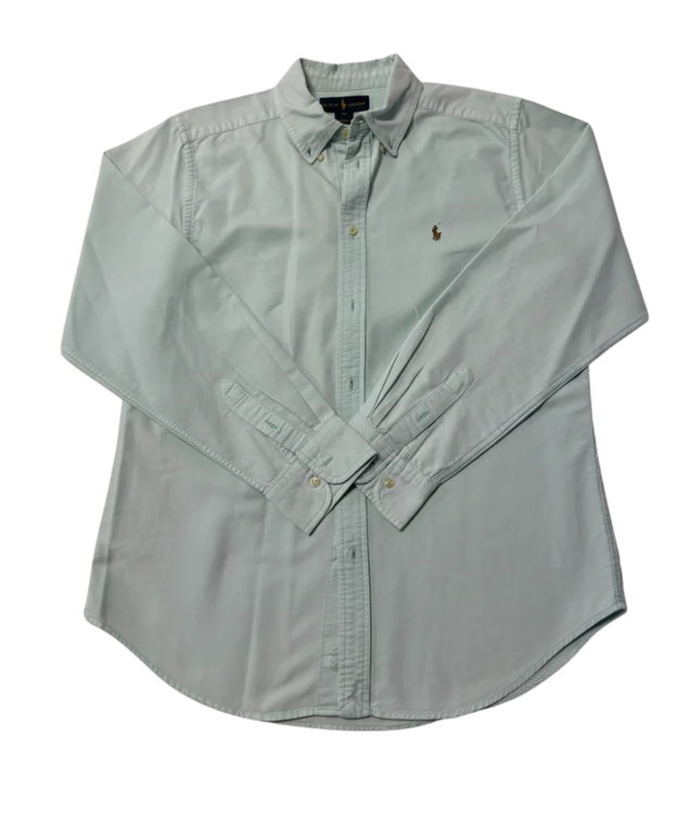 Ralph Lauren Mint Green Long Sleeve Button-Down Shirt