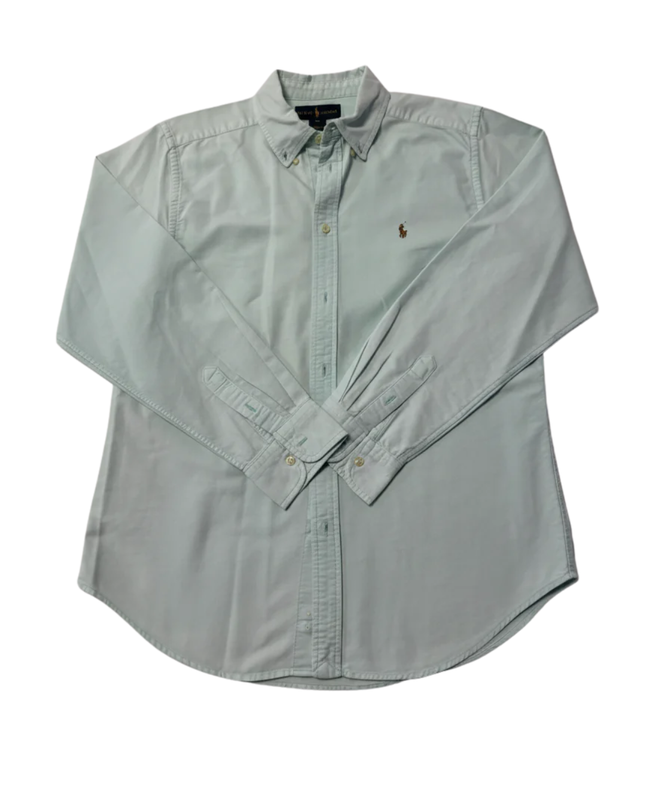 Ralph Lauren Mint Green Long Sleeve Button-Down Shirt