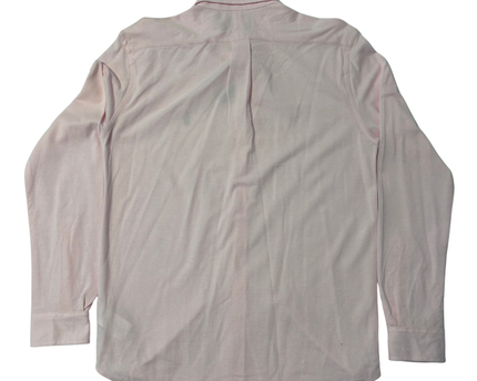 Polo Ralph Lauren Pink Knit Oxford Long Sleeve Shirt