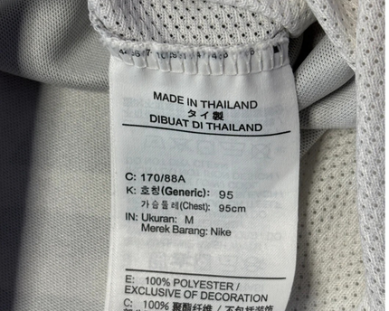 Nike Grey/White Graphic Print Performance Sports T-Shirt