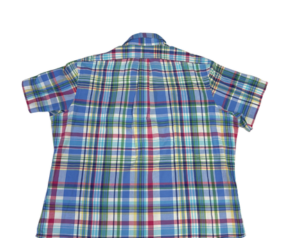 Ralph Lauren Multicolor Plaid Custom Fit Short Sleeve Shirt