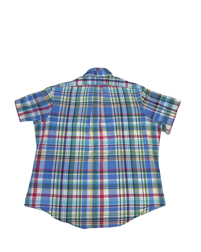 Ralph Lauren Multicolor Plaid Custom Fit Short Sleeve Shirt