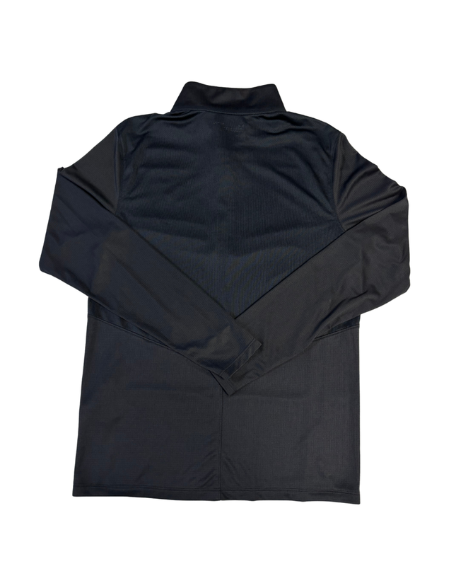 Under Armour Black Fitted Quarter-Zip Long Sleeve Performance Sports Top