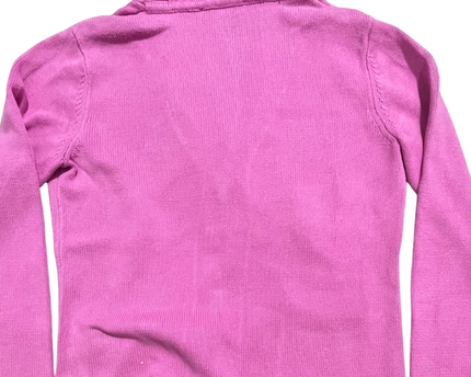 Lauren Ralph Lauren Pink Shawl Collar Cotton Cardigan