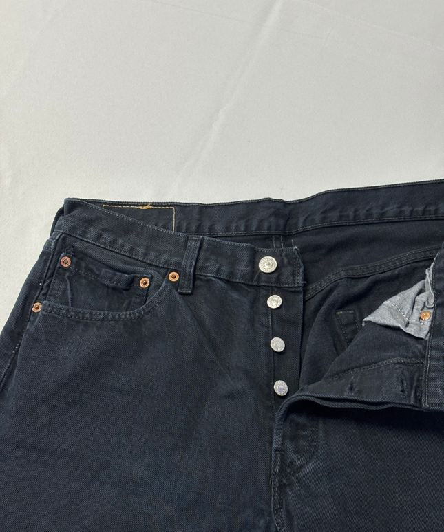 Levi's Classic Black Straight Leg Jeans for Men