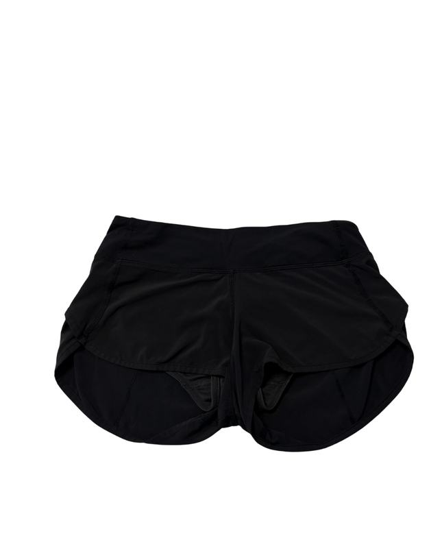 Lululemon Black Speed Up Low-Rise Lined Running Shorts