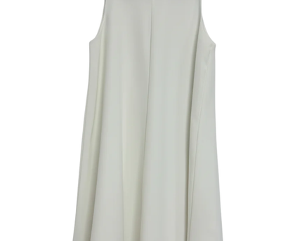 Zara White Sleeveless Shift Mini Dress