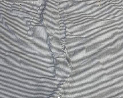 Polo Ralph Lauren Blue and White Striped Classic Fit 9" Shorts