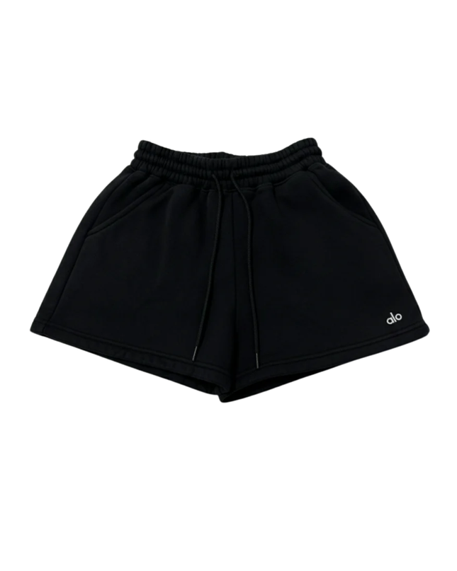 Alo Black Accolade Sweatshorts