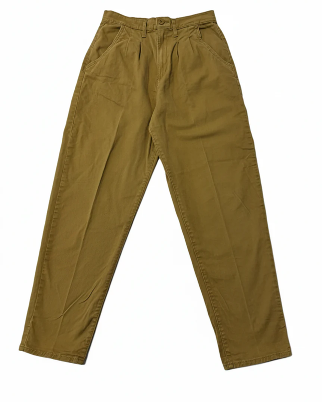 Levi's Tan Pleated Balloon Leg Pants