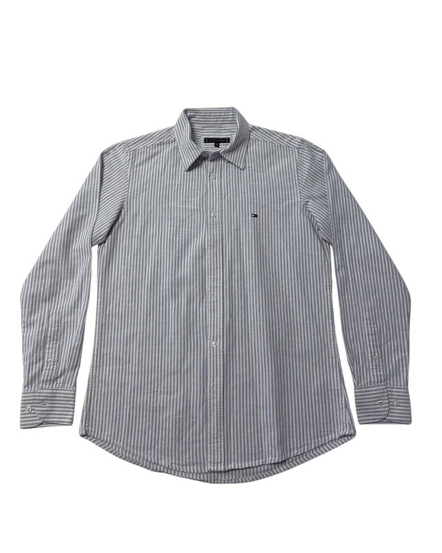 Tommy Hilfiger Blue Striped Long Sleeve Shirt