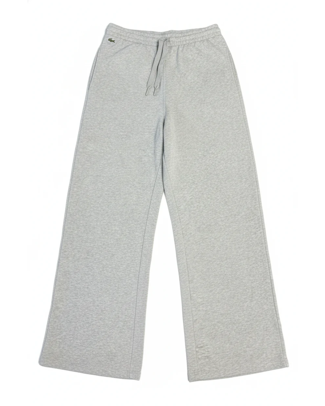 Lacoste Grey Wide Leg Cotton-Blend Sweatpants
