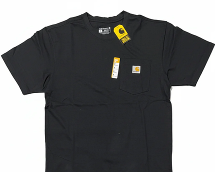 Carhartt Black Loose Fit K87 Heavyweight Pocket -Shirt W/Tags