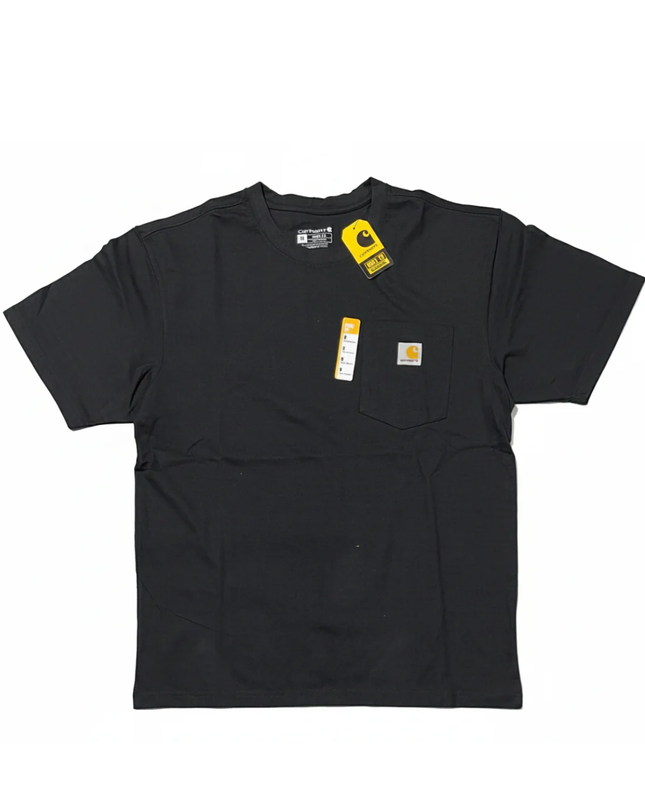 Carhartt Black Loose Fit K87 Heavyweight Pocket -Shirt W/Tags