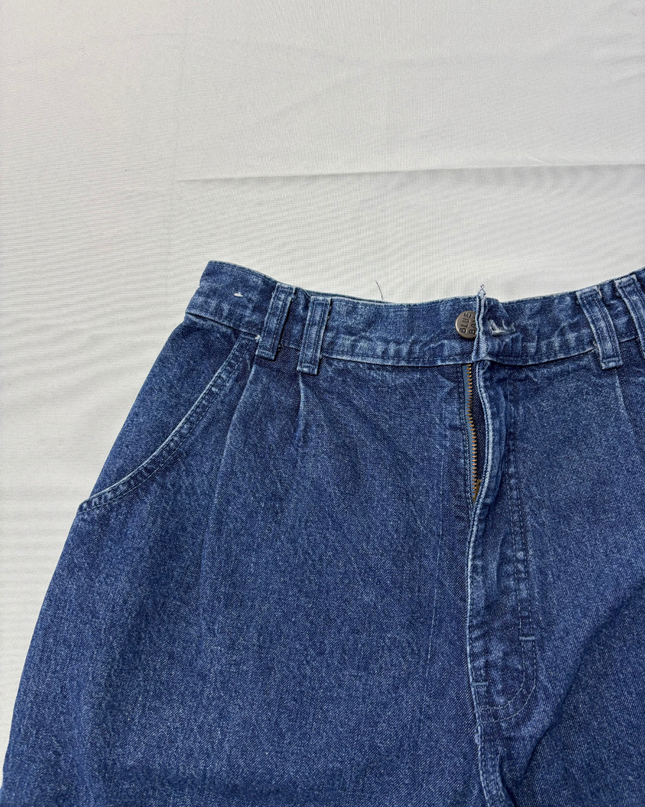 Blue Bay Blue Vintage High-Waisted Tapered Jeans