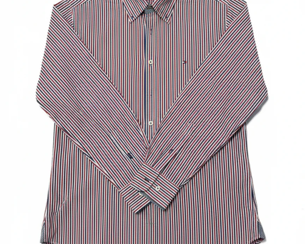 Tommy Hilfiger Multicolor Striped Custom Fit Shirt