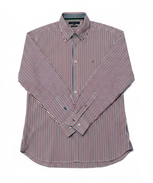 Tommy Hilfiger Multicolor Striped Custom Fit Shirt