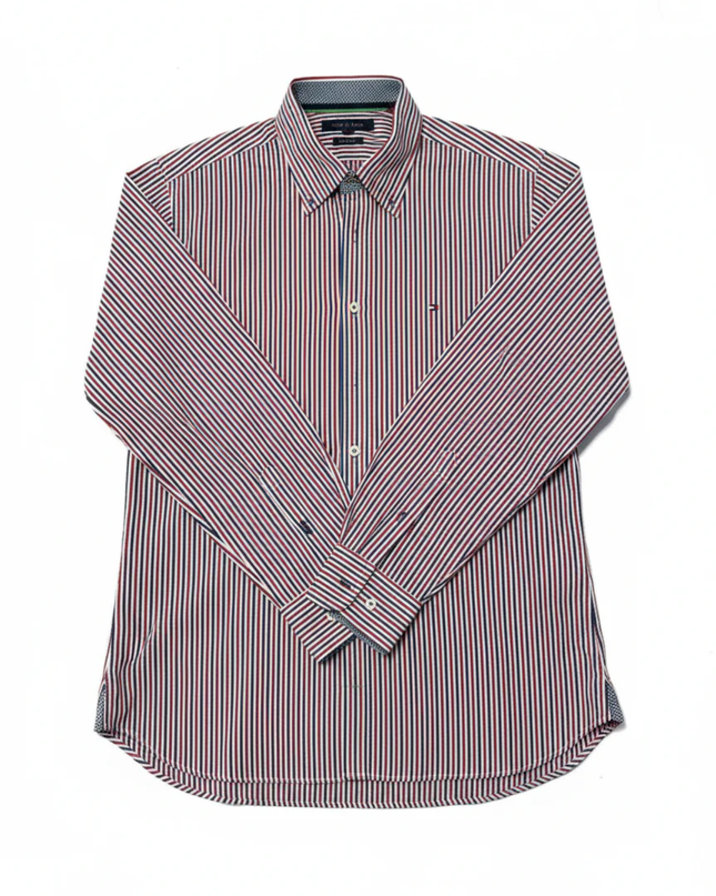Tommy Hilfiger Multicolor Striped Custom Fit Shirt