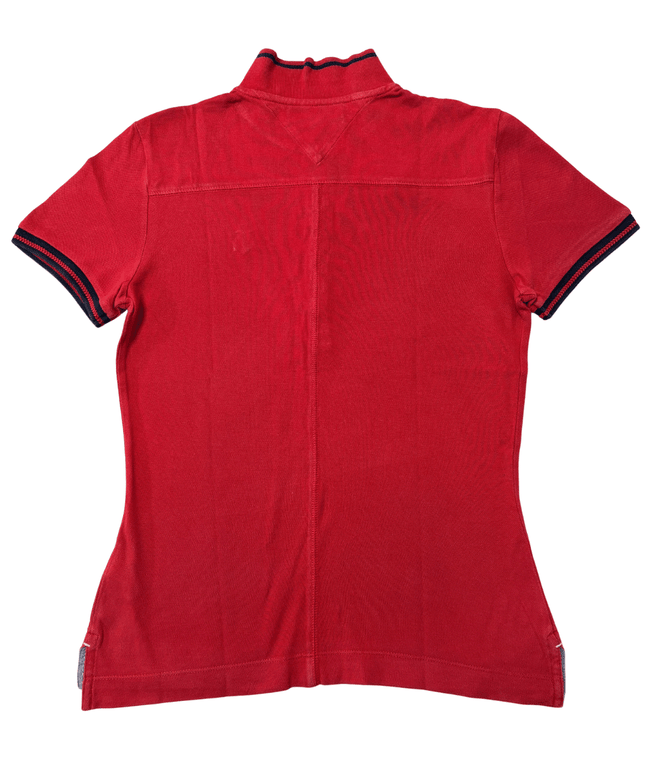 Tommy Hilfiger Anchor Logo Red Pique Polo T-Shirt