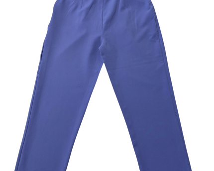Trendyol Purple High-Waisted Belted Tapered Pants