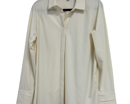 Alfani Off-white Button-Up Blouse