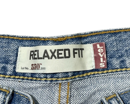 Levi's 550 Relaxed Fit Blue Denim Shorts