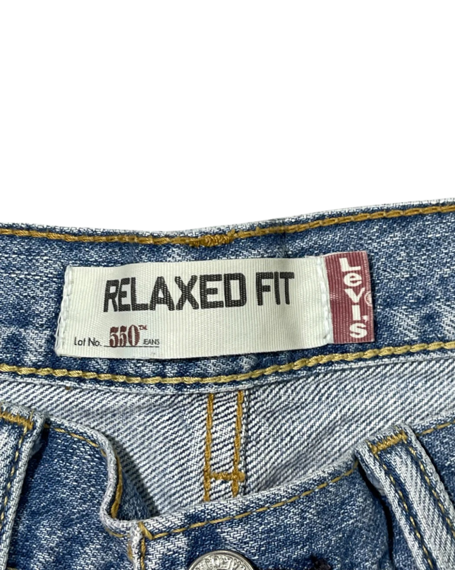 Levi's 550 Relaxed Fit Blue Denim Shorts