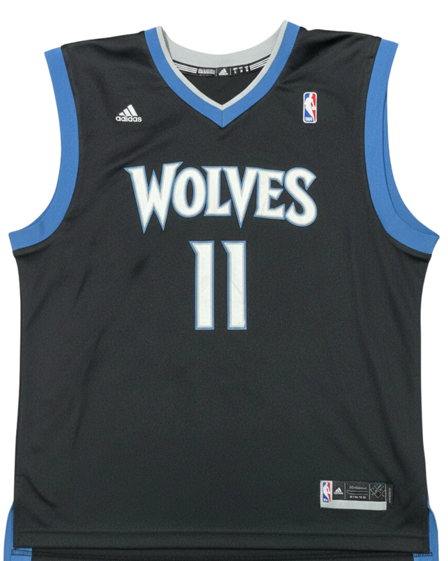 Adidas Black Minnesota Timberwolves J.J. Barea #11 NBA Jersey