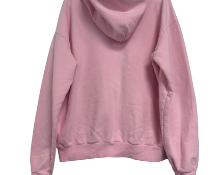 Celine Pink Multi-Color Embroidered Logo Oversized Hoodie