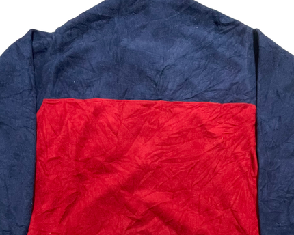 Patagonia Navy/Red Synchilla Snap-T Fleece Pullover Sweatshirt