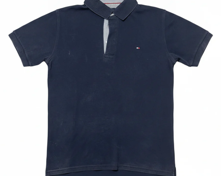 Tommy Hilfiger Navy Blue Men's Classic Short Sleeve Polo Shirt