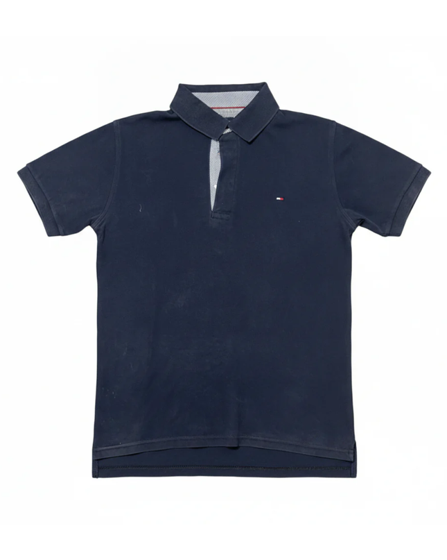 Tommy Hilfiger Navy Blue Men's Classic Short Sleeve Polo Shirt